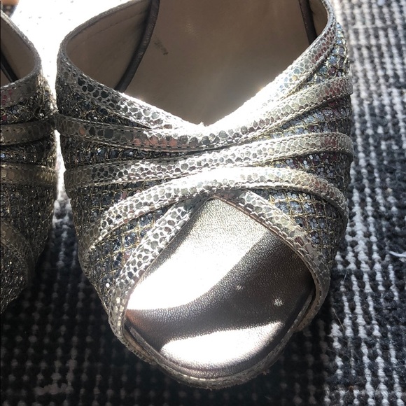 Jimmy Choo Platform Sparkle Heels - Picture 3 of 10